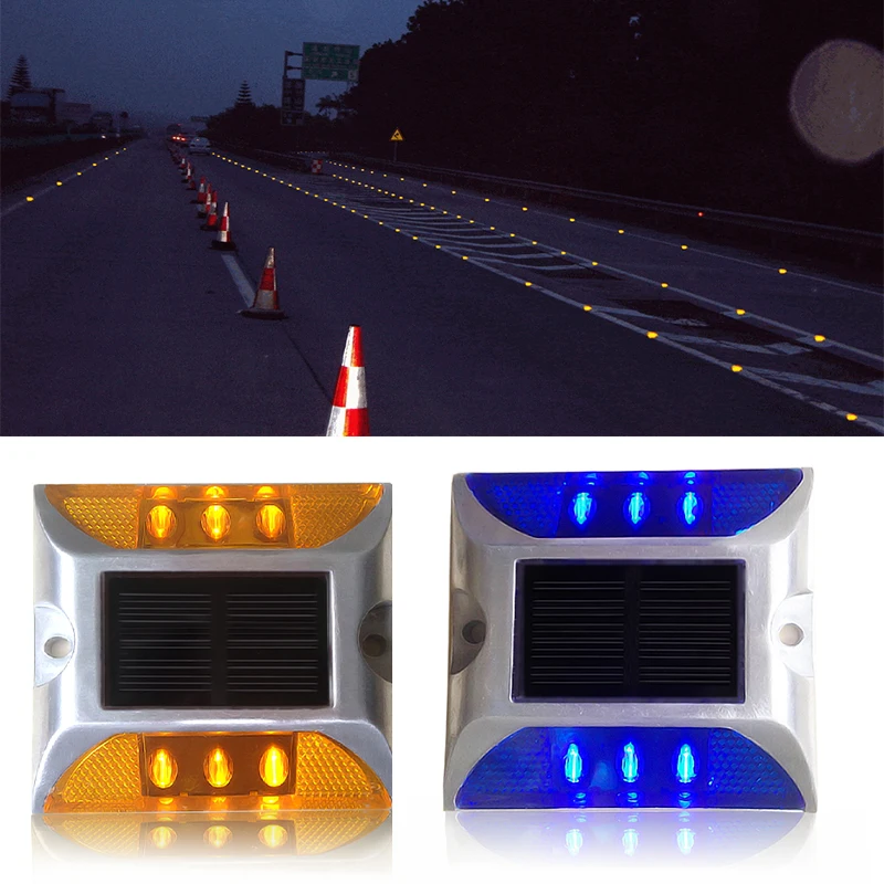 DHL Free Solar Track Spike Solar Road MarkerSolar Pavement Marker