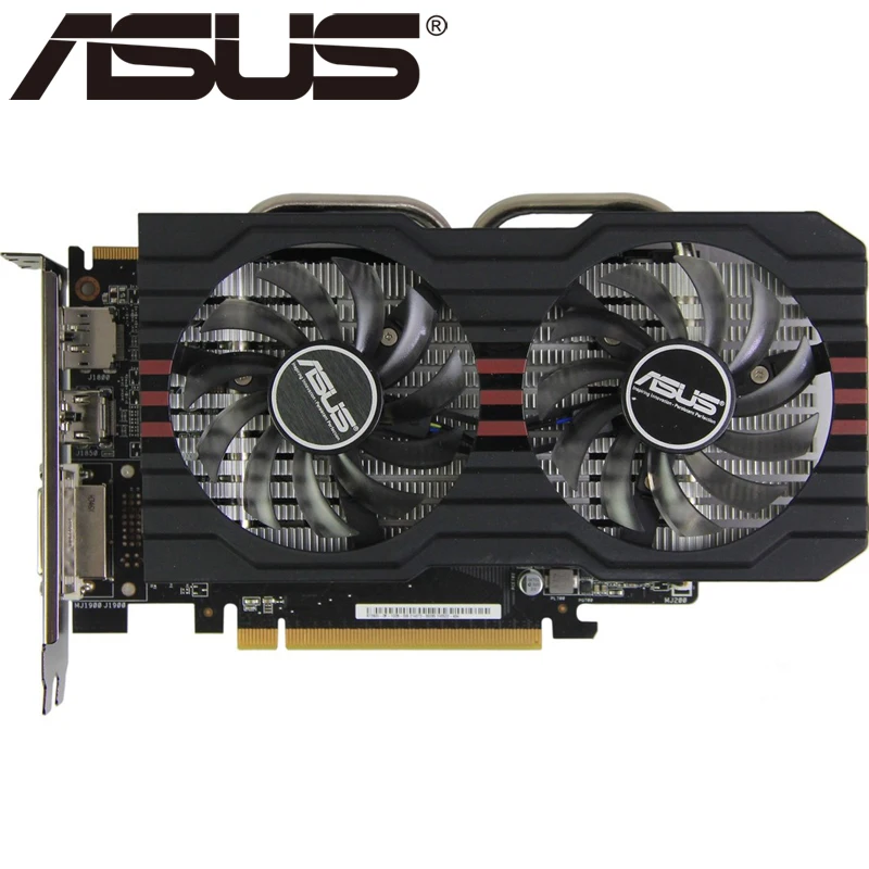 Видеокарта ASUS R7 260X2 GB 128Bit GDDR5, видеокарты для видеокарт AMD Radeon R7260X VGA, эквивалент GTX 750 TI GTX 750TI