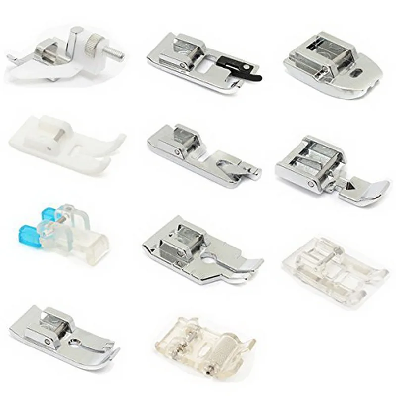11Pcs Sewing Machine Presser Walking Foot Set For Universal Household