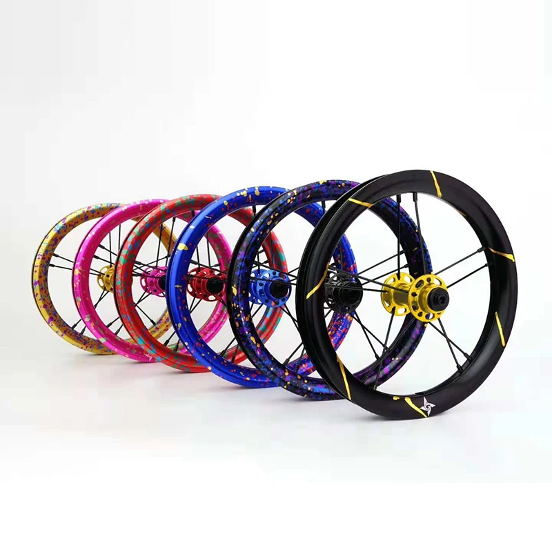 

GIPSY G-FIVE 12 inches 84/95mm Splash Kids' Bike Wheelset Alloy Balance Bicycle Wheel Set