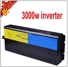 6000W Car PowerInverter Converter 3KW Pure Sine Wave Inverter DC TO AC 12V110V for Notebook Laptop Adapter Car accessories