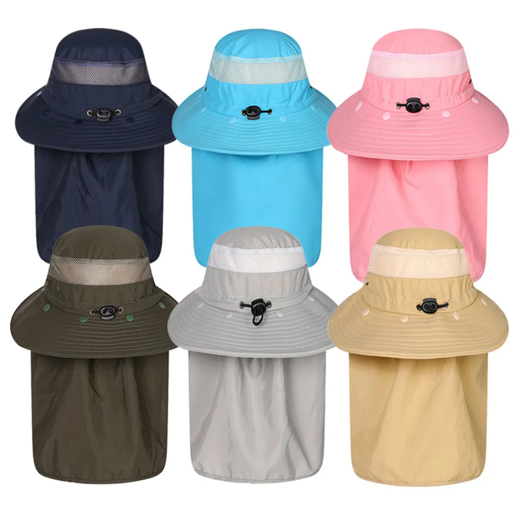 Fishing Cap Men Women Face Neck Cover Sunshade Hat Summer Outdoor Camping Hat