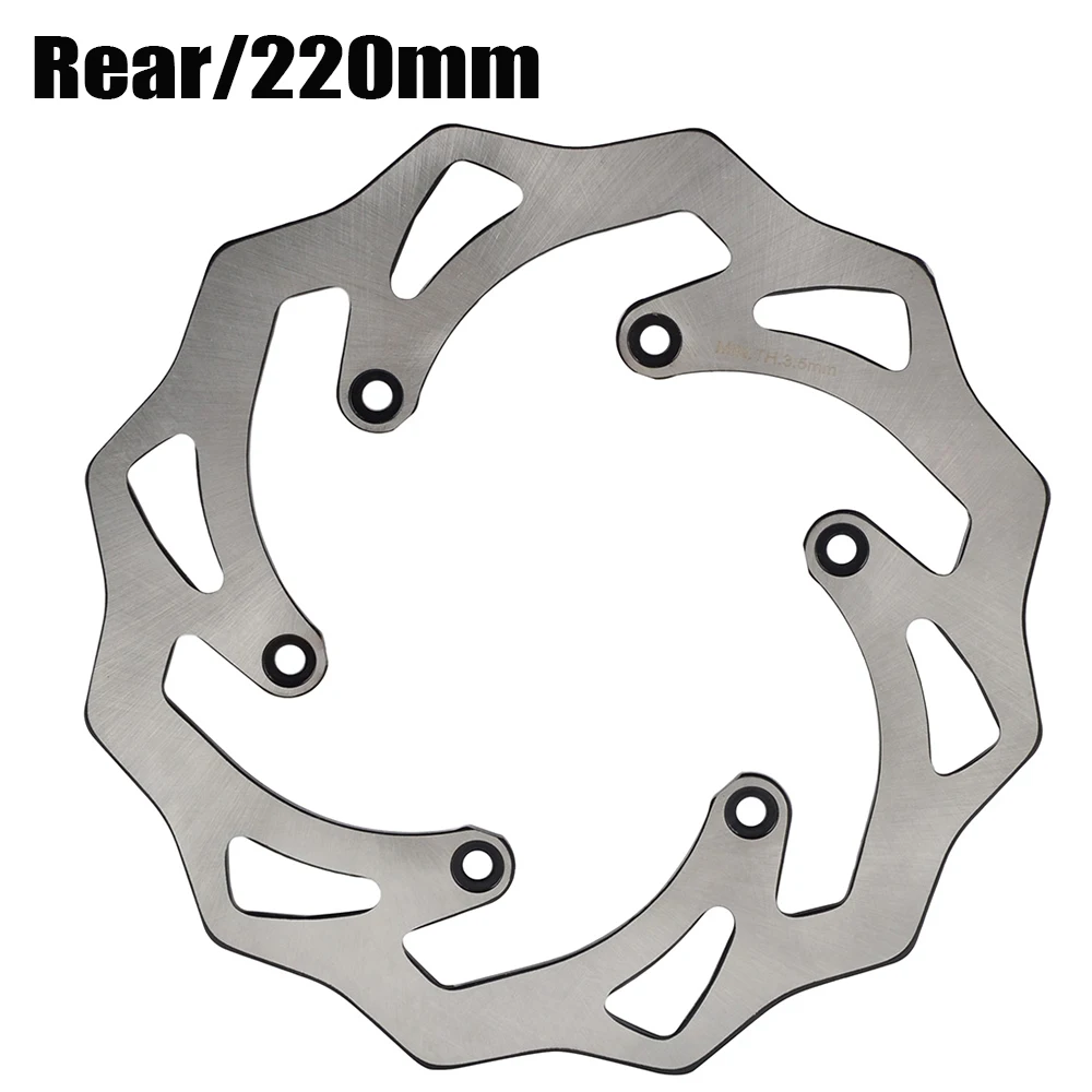 260/220 мм спереди и сзади передние тормозные диски для KTM 125 200 250 300 350 450 500 EXC SX SXF XC XCW SX EXC XCF 1994- Husqvarna Husaberg - Цвет: Rear