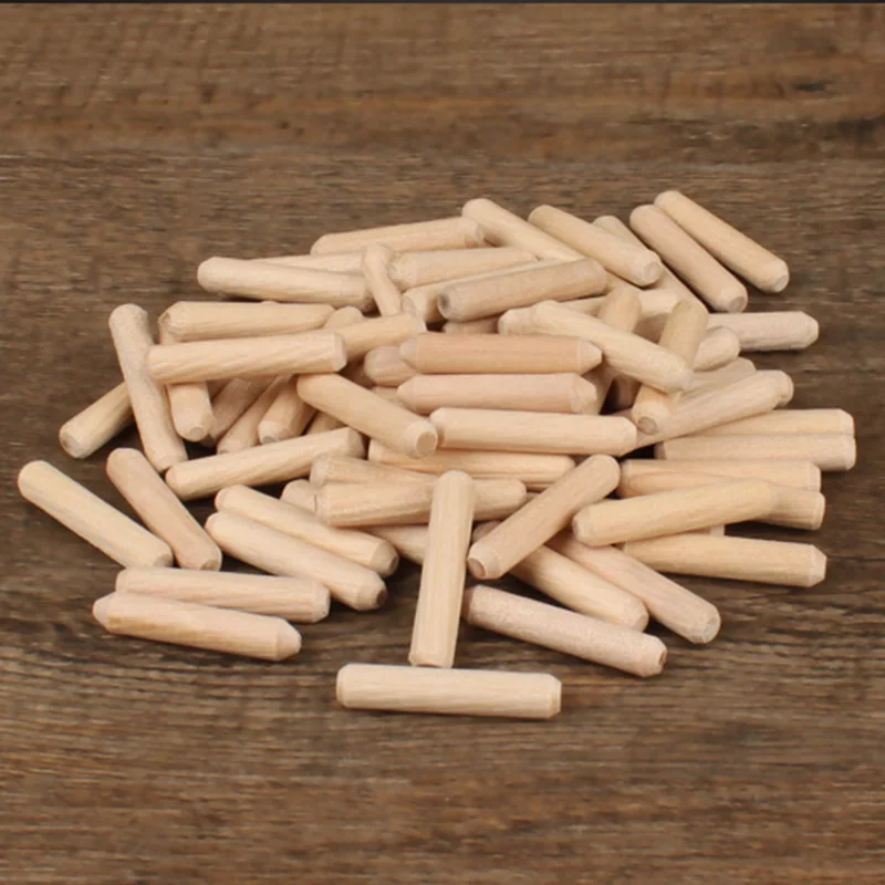 

Cabinet Drawer Round Fluted Wood Wooden Craft Dowel Pins Rods 6x30mm | 8x40mm | 10x60mm | 100/50Pcs