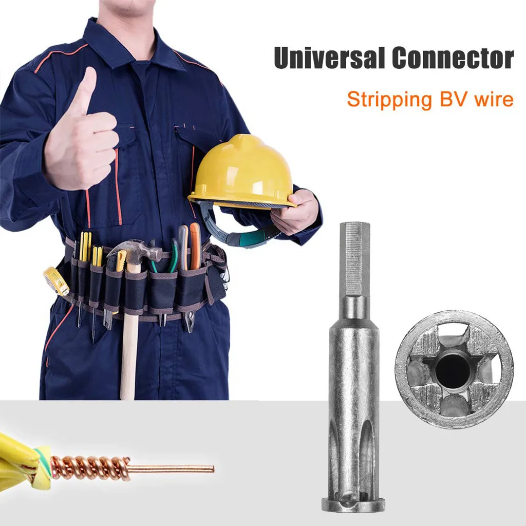 

5 Holes Vastar Electrical Twist Wire Tool Electrician Universal Automatic Twisting Wire Stripping Doubling Machine Connector