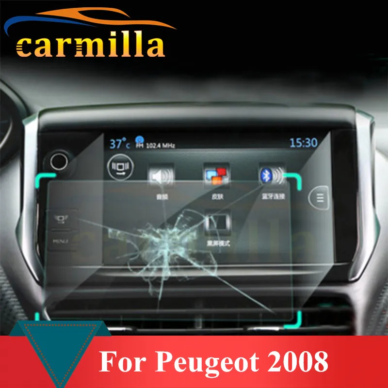 

Car Central Adjustment Panel Navigation Film Anti Scratch Protection for Peugeot 2008 Year 2014 2015 2016 Acc.