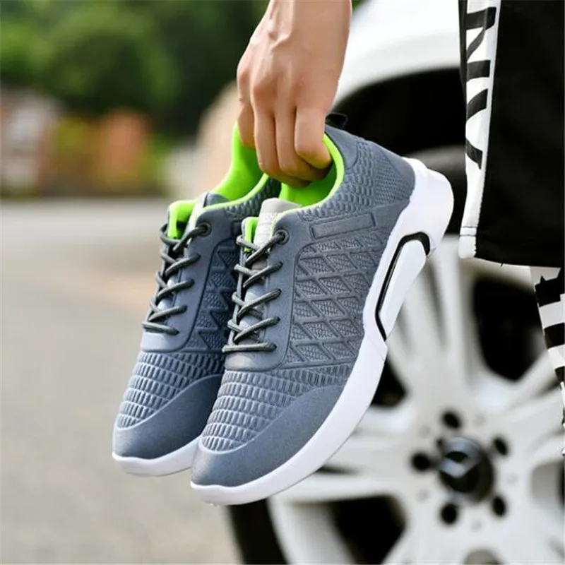 

ELGEER New Spring Men's Sneakers Shoes Tri-color Mesh Casual Fashion Movement Shoes Comfortable Outdoor Sneakers Shoes
