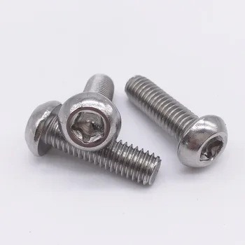 

Wkooa Metric Screw Torx 5-Star Torx Drive Button Head Socket Cap Screws Stainless Steel Pack 100