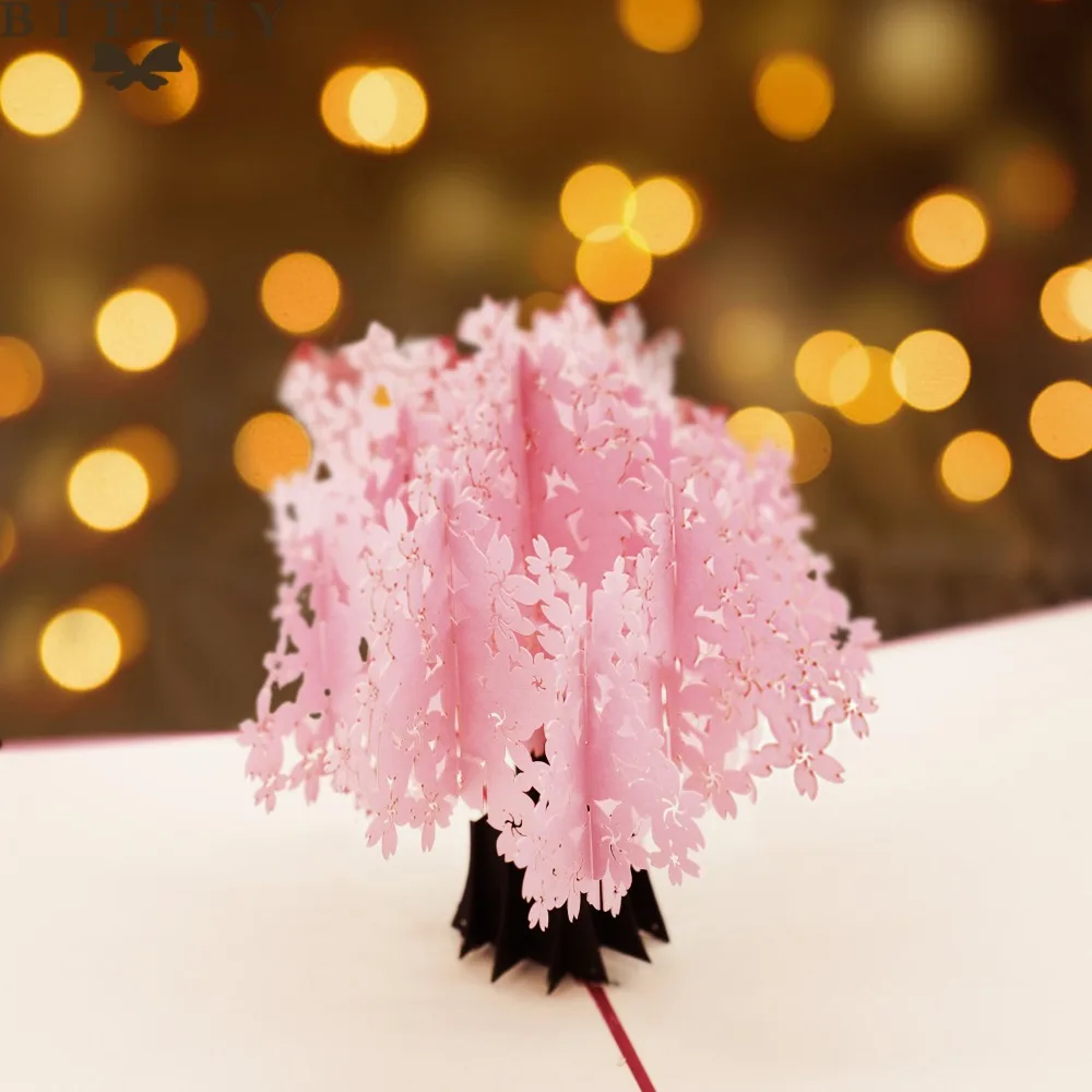 

3D Wedding Invitation Pop up Flower Greeting Gift Thank You Cards Blank Postcards Birthday Handmade Paper Laser Cut Thanksgiving