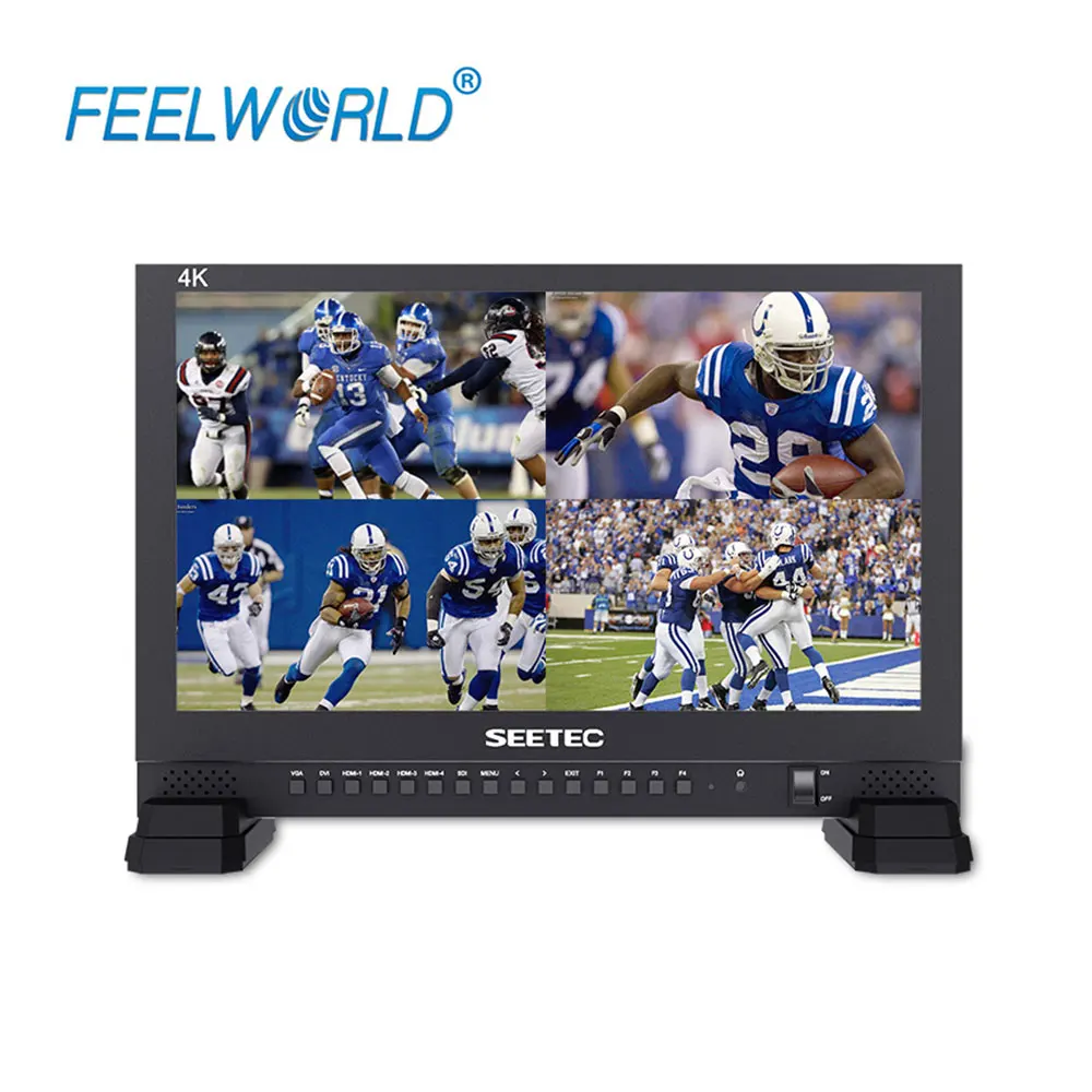 

Seetec 4K173-9HSD-192 17.3 Inch Aluminum 1920x1080 Full HD 3G-SDI HDMI 4K Broadcast Monitor with AV YPbPr