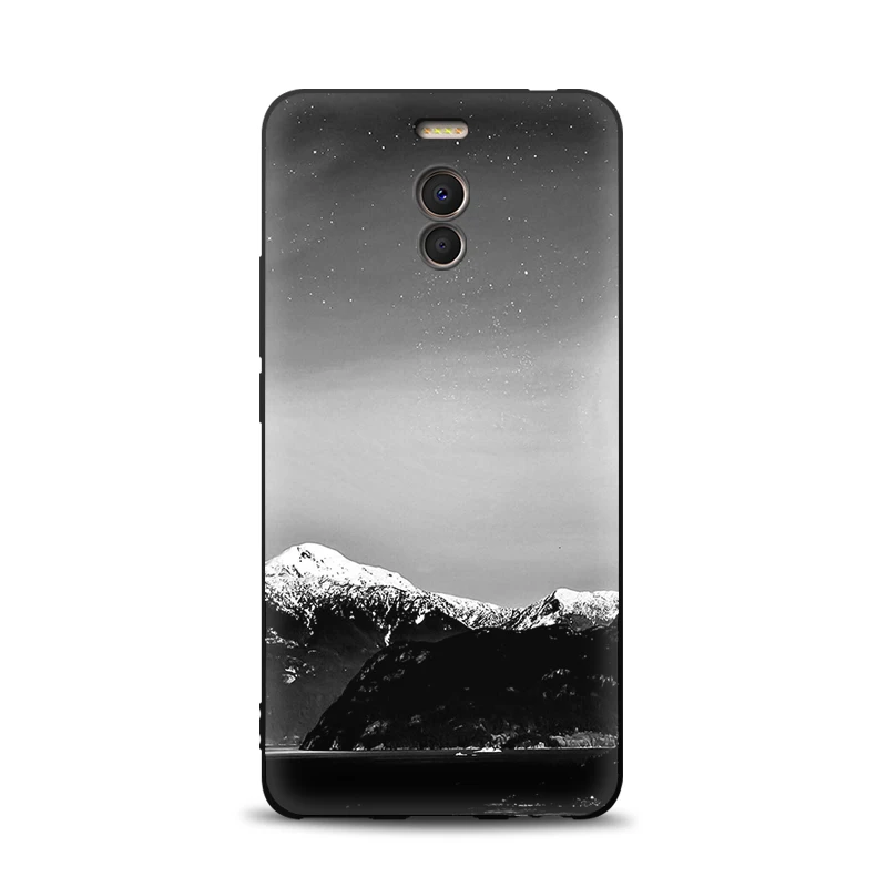 JURCHEN Soft Tpu Back Cover For Meizu M6 Note Case Silicone Matte Exquisite Print Phone Case For Meizu M6 Note Case Meizy Note 6 cases for meizu black Cases For Meizu