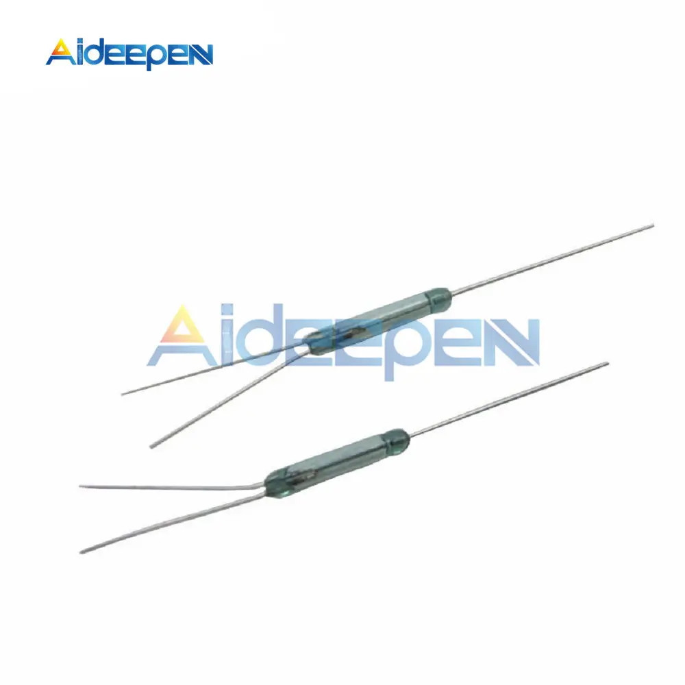 

10 pcs Reed Switch 3 pin Magnetic Switch Normally Open and Normally Closed Conversion 2.5X14MM NO NC