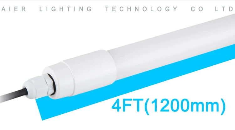 T8 Светодиодная трубка флуоресцентная лампы-трубки Водонепроницаемая ...
