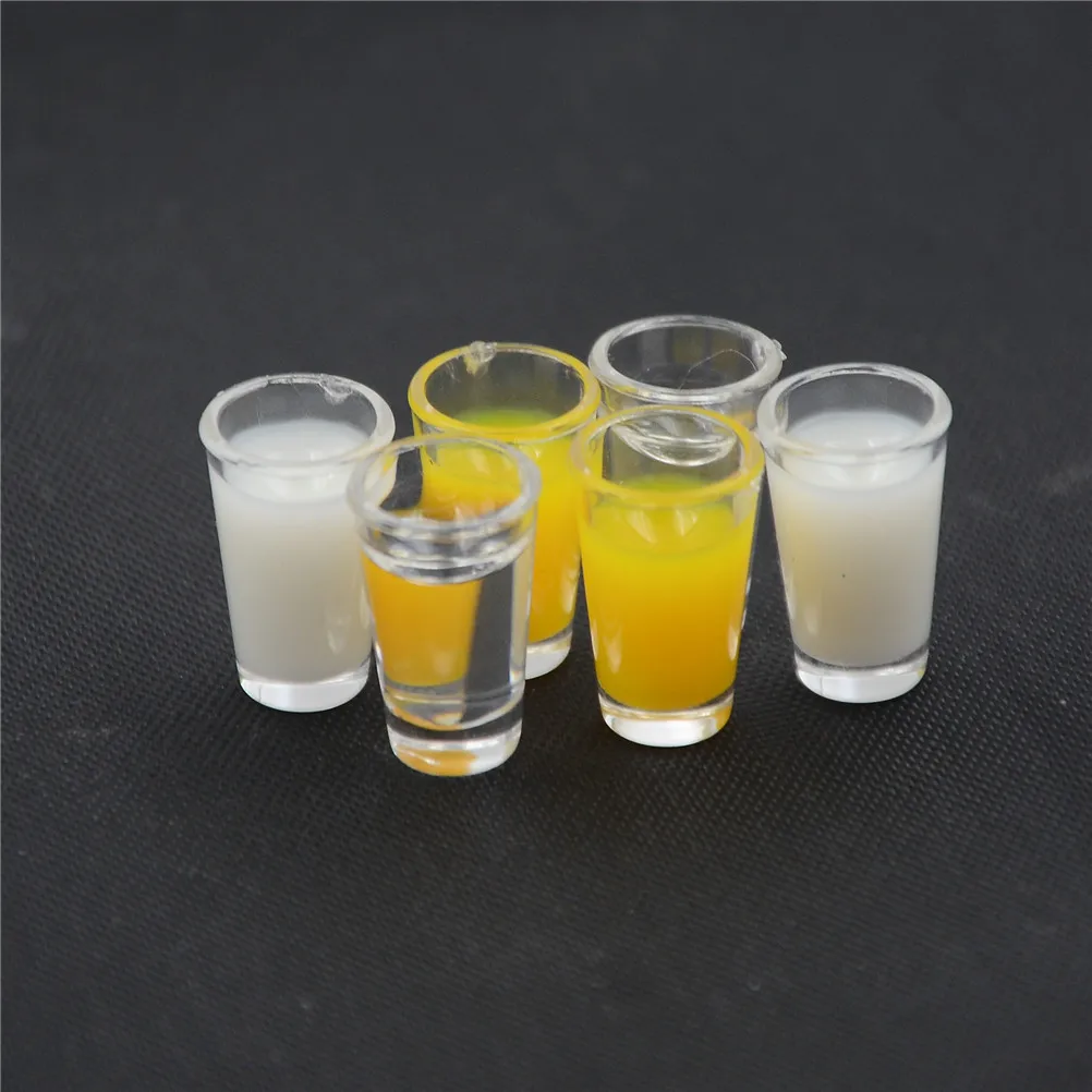Miniature Food ~ MILK BOTTLES ~ Pair