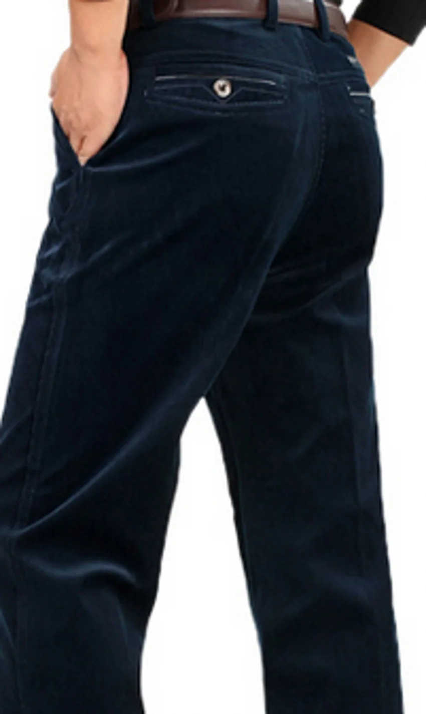 Мужские брюки Spirng, большие размеры, повседневные, на молнии, фланелевые, прямой максимальной длины, мужские зимние свободные брюки на молнии