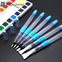 Набор авторучек цветная свинцовая ручка-закладка Мягкая головка водяная щетка студенческие фломастеры твердая Акварельная краска ручка художественные принадлежности