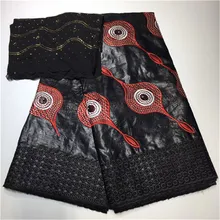 Ткань из Дубая для свадьбы Черное кружево с камнями высокое качество bazin riche getzner хлопок сухие кружева морская парча кружево 5+ 2 ярда/лот