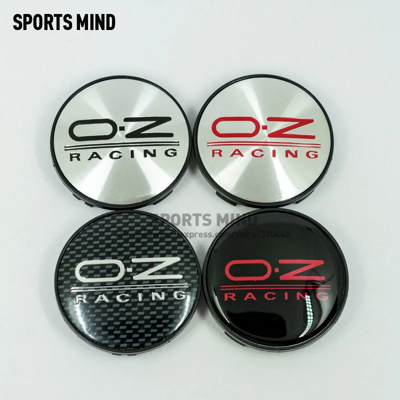 

4 X 68MM 8 COLORS OZ Racing Car Wheel Center Hub Caps Car Emblem Badge Logo Wheel Center Cap label car styling accessories