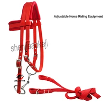 Поводья для верховой езды, регулируемое оборудование для верховой езды, поводок для верховой езды, утолщенное устройство для верховой езды, 1 шт