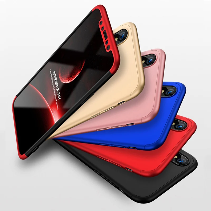 

for Asus Zenfone Max Pro M1 ZB601KL Case for iPhone XS Max XR X 7 8 6 6S Plus 5 5S SE Oneplus 5 5T 6 6T 360 Full Cover