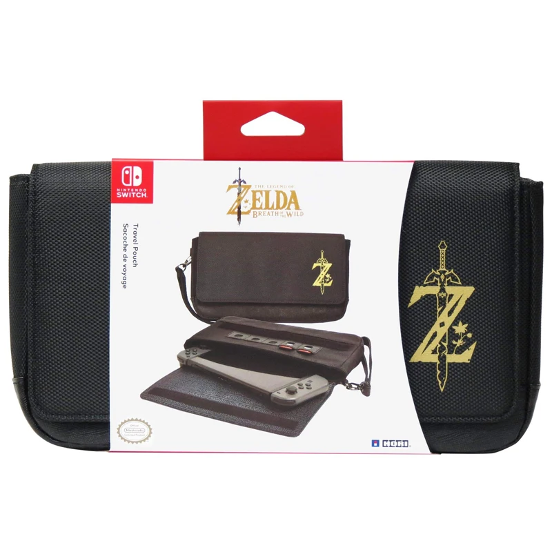 

for Nintend Switch Stylish Travel Case Pouch Zeld Edition with clip-on strap for Nintend Switch The Wild Edition Officially