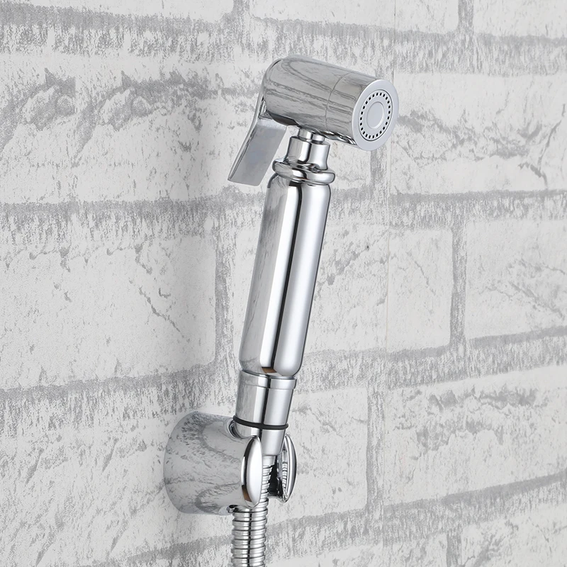MAIDEER Chrome solid brass copper Sprayer hand held toilet bidet spray