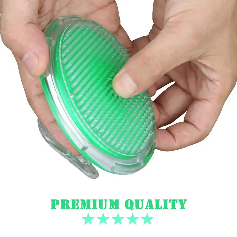 Exfoliating Shower Brush Hair Massage Comb Scalp Massager Ingrown