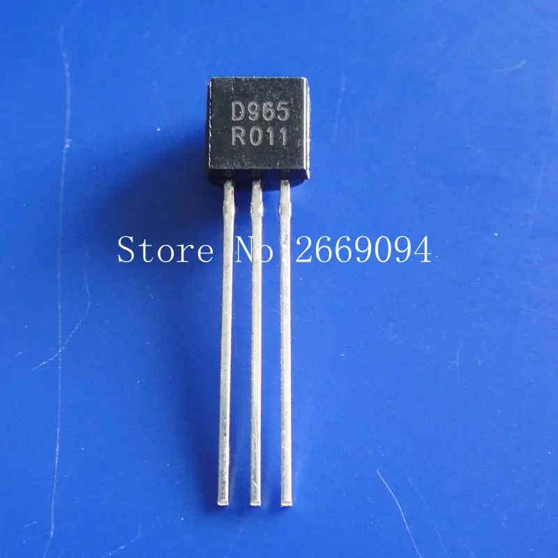 

50 шт. 2SD965 TO-92 D965 TO92 Новый триодный Транзистор Бесплатная доставка
