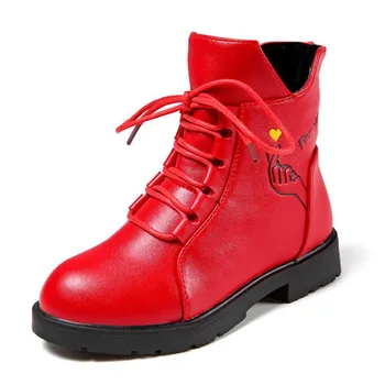 

Children autumn winter shoes 2017 New Children Martin boots children warm Sports shoes Girl boots Footwear girls Waterproof Boot