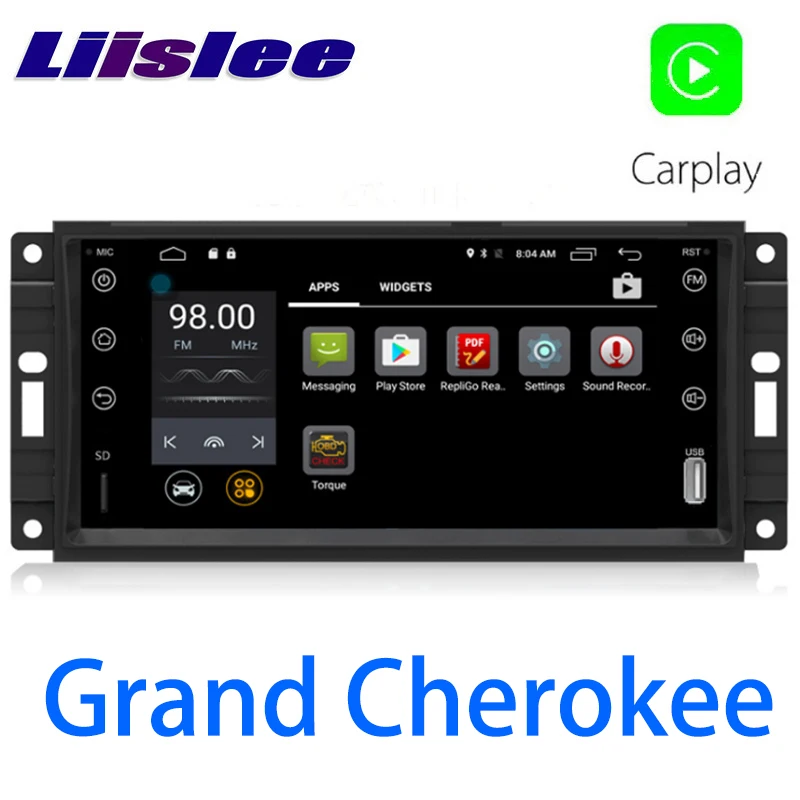 LiisLee автомобильный мультимидийный навигатор HiFi аудио Радио стерео для Jeep Grand Cherokee
