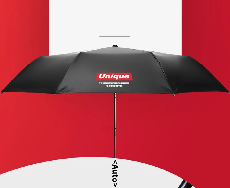 Автоматический мини-Зонт от дождя для женщин, креативный тренд, защита от солнца, Женский Зонт от дождя, анти-УФ, защита от солнца, WZP026-1