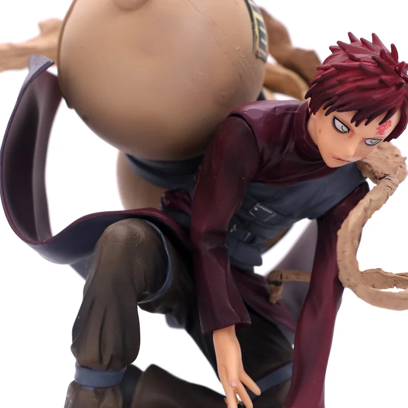 15 см Наруто повязка на голову Sabaku no Gaara фигурку Статуэтка из ПВХ Kazekage положение