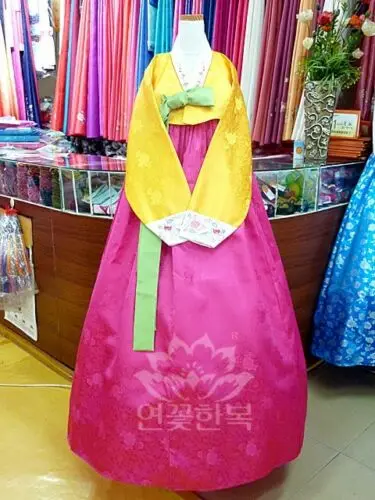 

2020 Top Quality Fashion Hanbok Dress Custom Made Korean Traditional Woman Hanbok Korean National Costume Dress