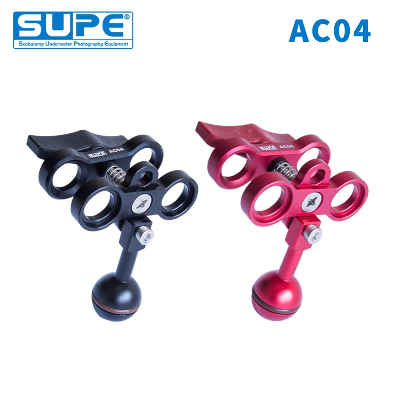 SUPE Scubalamp AC04 зажим бабочка подводный дайвинг аксессуары оборудование для