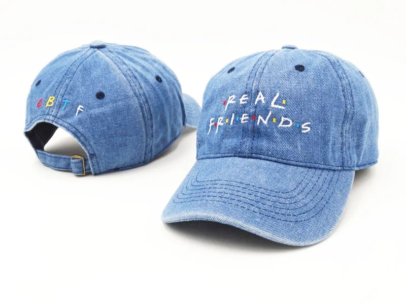 

Belababy 2016 Real Friends Baseball Caps Curved Chapeau Visor Dad Hats Casquette Brand Bone Fashion Hats