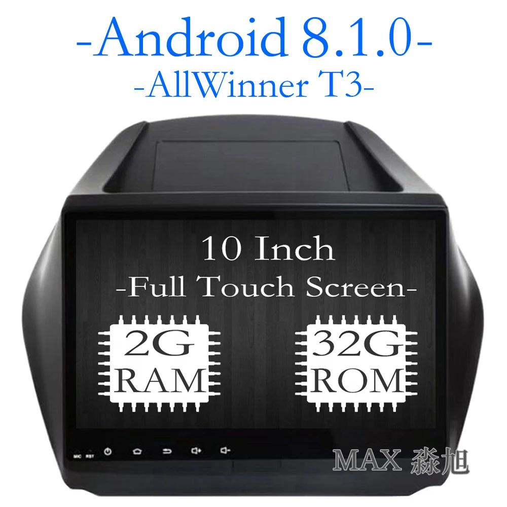 MAX 2G 32G Android 8.1.0 Автомобильный DVD плеер для Hyundai Tucson IX35 2009-2015 автомобильное радио RDS