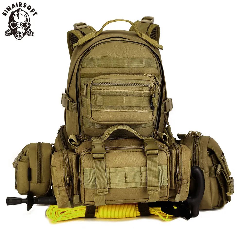 SINAIRSOFT Военная Тактическая штурмовая сумка армейская облегченная модульная