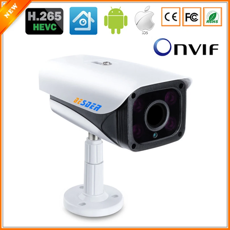 Besder автоматического зума 4X Моторизованный объектив H.265 IP Камера HI3516D 1/3 ''OV4689