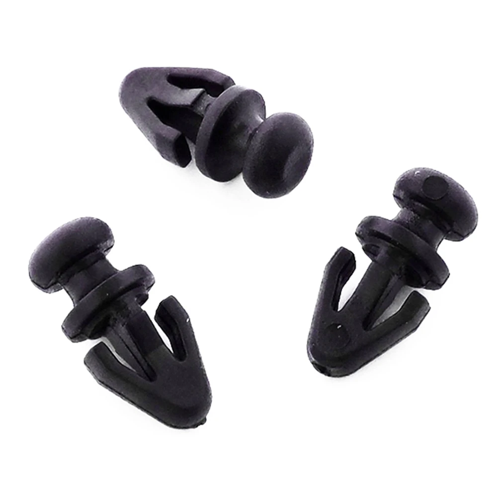 

10Pcs Door Seal Clips for Sill Lower Rubber Weatherstrip Gasket Trim Clips Fasteners for Ford Focus Fiesta Mondeo (Black)
