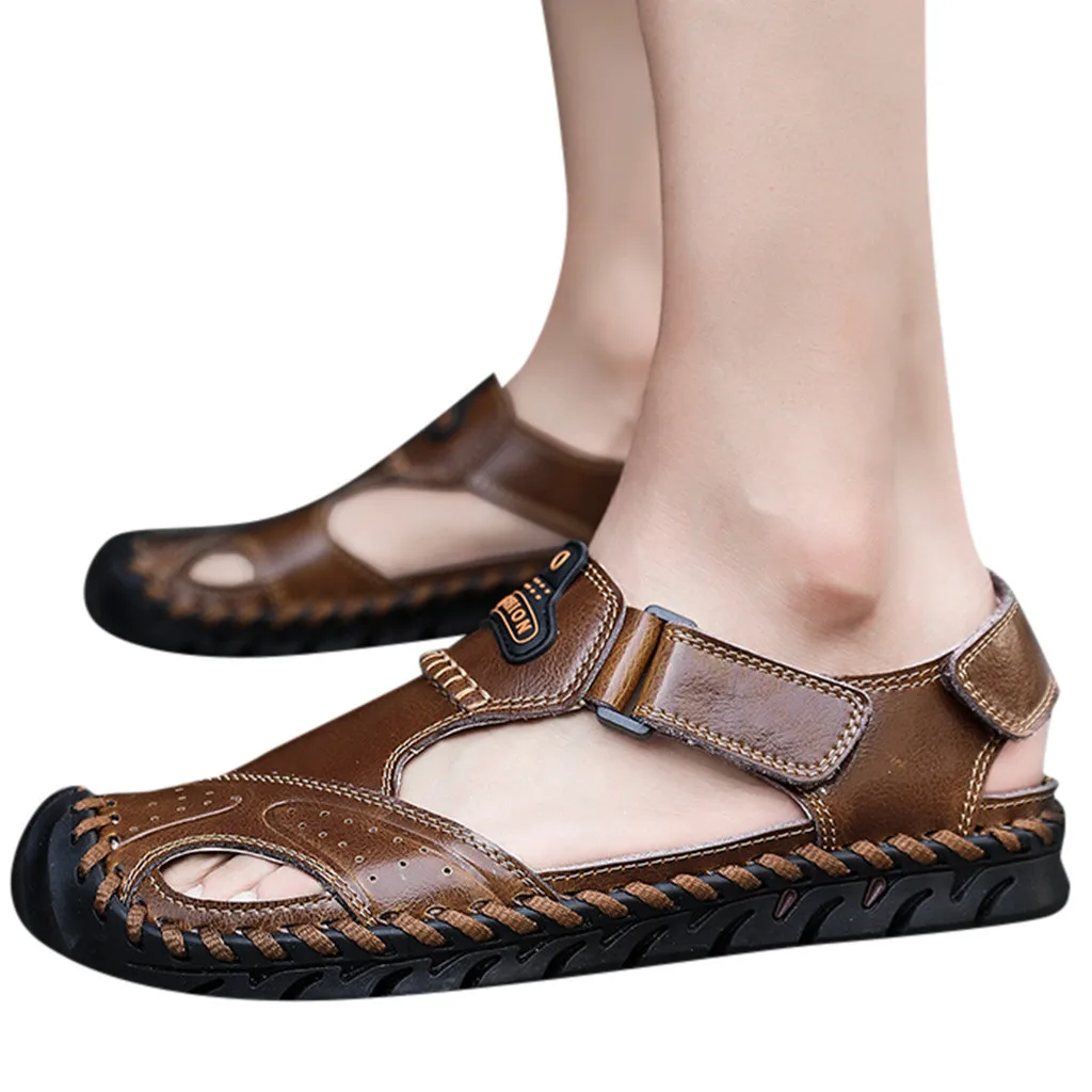SAGACE/мужские уличные Нескользящие дикие сандалии удобные дышащие пляжные сандалии высокого качества, новинка года