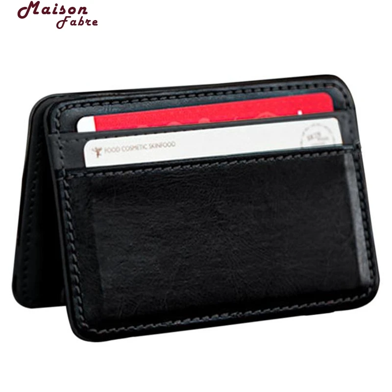 

Maison Fabre Card Case Mini Neutral Magic Bifold Leather Wallet Wallet Purse 40