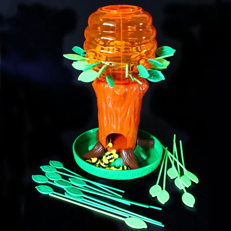 

Little Bee Tree Interactive Board Game Blocks Children's Stacking Thinking Training Family Party Desktop Game Toy gift