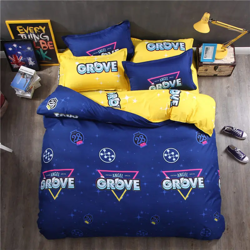 

Galaxy 3D Bedding Sets Universe Outer Space Duvet Cover Bed Sheets 4pcs Bedlinen Soft and Comfortable Queen Single