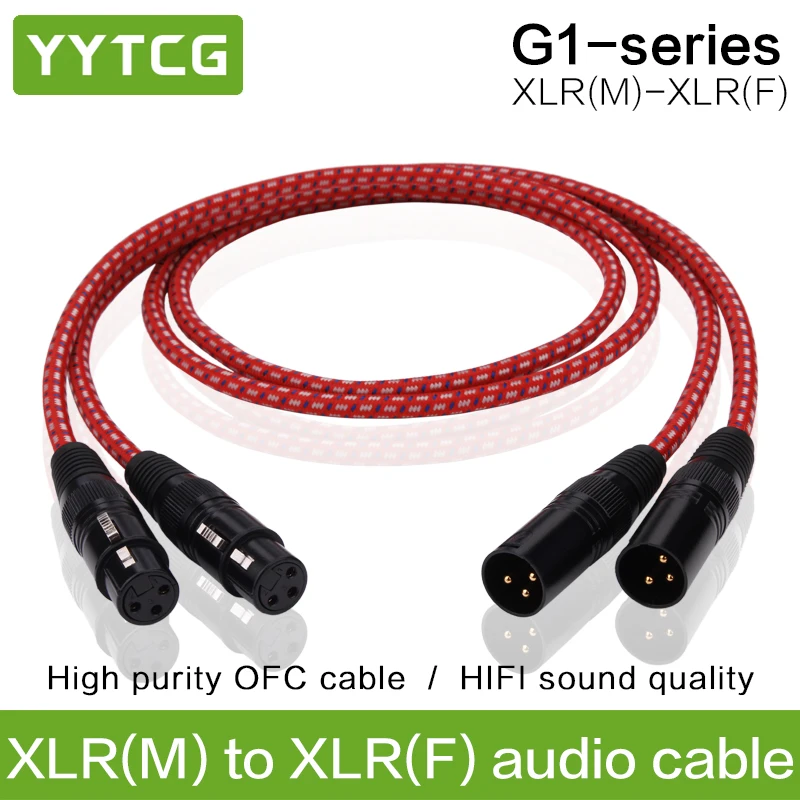 YYTCG 1 пара Hifi XLR кабель Высокое качество 3 Pin 2 папа Женский аудио м 5 м|Кабели VGA| |