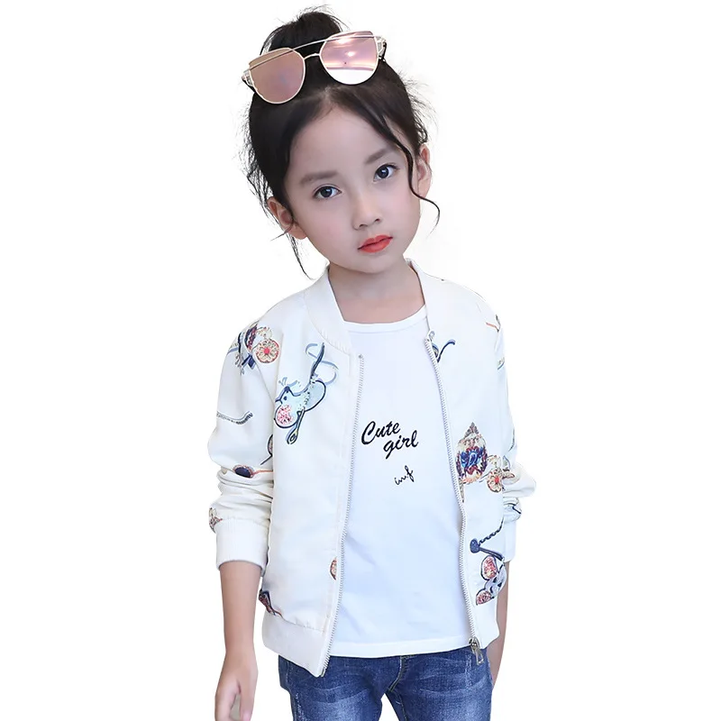6 10 13 Autumn Spring Baby Girl Jacket Coat Infant Outerwear Cute