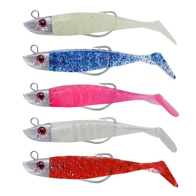 Soft Baits Fishing Lures Lure Jig  Tail Fishing Lure Bass Soft - 2 Lure  Jigging Soft - Aliexpress