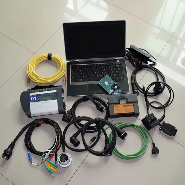 Best Offers 2018.05 newest 2in1 mb star c4 + for bmw icom a2 b c diagnostic with newest software HDD with car table laptop E6420 i5 computer