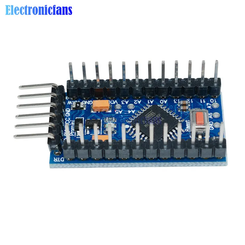 Плата Pro Mini Atmega328 3 В 8 МГц 10 шт. модуль для Arduino Atmega328P с контактами замена Atmega128|pro mini