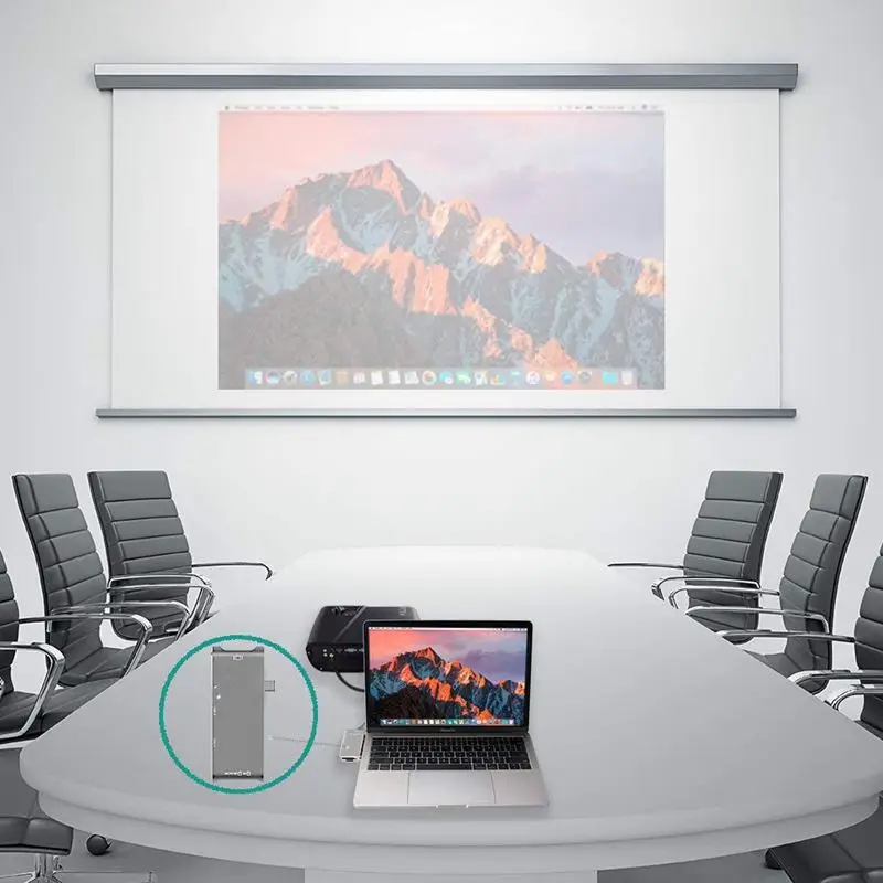 Usb type C концентратор адаптер 7 в 1 USB с 4K HDMI/VGA порт 3USB 3 0 порты зарядный SD/Micro