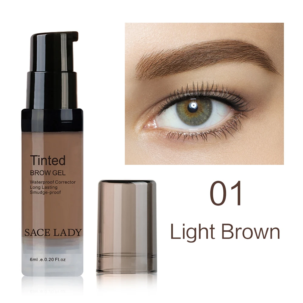 

SACE LADY 6 Color Eyebrow Color Dye Gel Waterproof Makeup Eye Peel Off Tint 6 Color Eye Brow Enhancer Cosmetics saca cejas TSLM2
